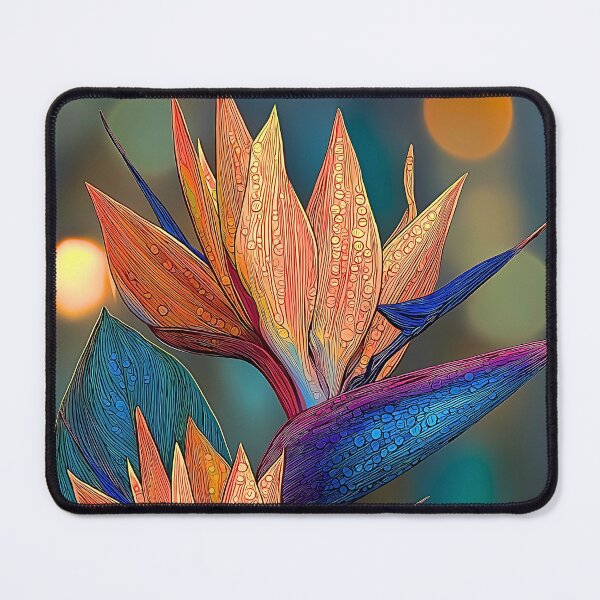 Item preview, Bird of Paradise Print | Tropical Flower Illustrated Wall Art designed and sold by JPrintsInc.