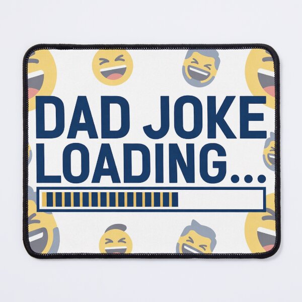 Item preview, Dad Joke Loading Funny Emoji Graphic designed and sold by IntelliMindDesigns.