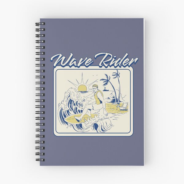 Item preview, Wave Rider Vintage Surf Beach Design designed and sold by PrintandJoy.