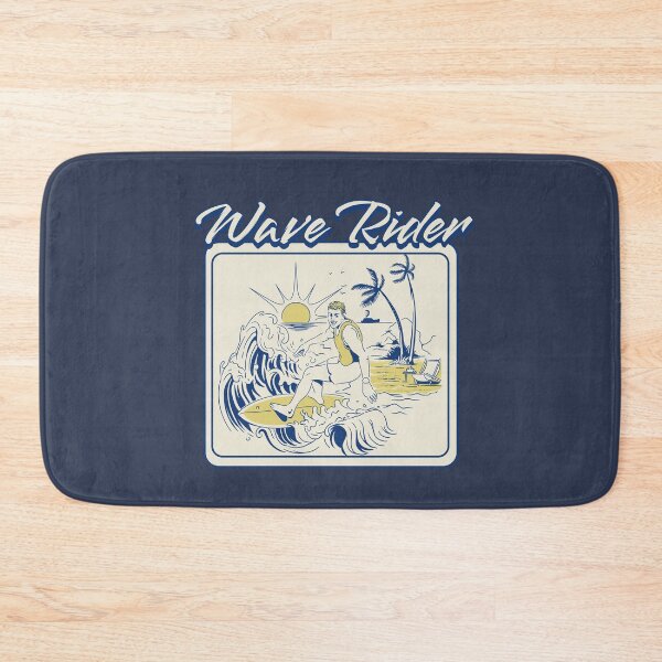 Item preview, Wave Rider Vintage Surf Beach Design designed and sold by PrintandJoy.