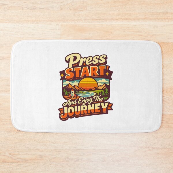 Item preview, PressStartAndEnjoyTheJourney designed and sold by LuveraxArt.