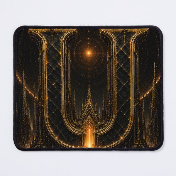 Item preview, Letter U Wall Art Black Gold Initial Monogram Poster designed and sold by LiaDreamz.