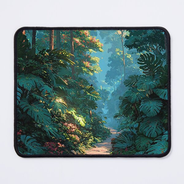 Item preview, Tropical Jungle Path Print | Monstera Jungle Wall Art designed and sold by JPrintsInc.