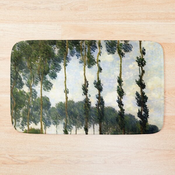 Item preview, Poplars at Giverny: Impression of Towering Trees, Shimmering Reflections designed and sold by artdesignsnow.