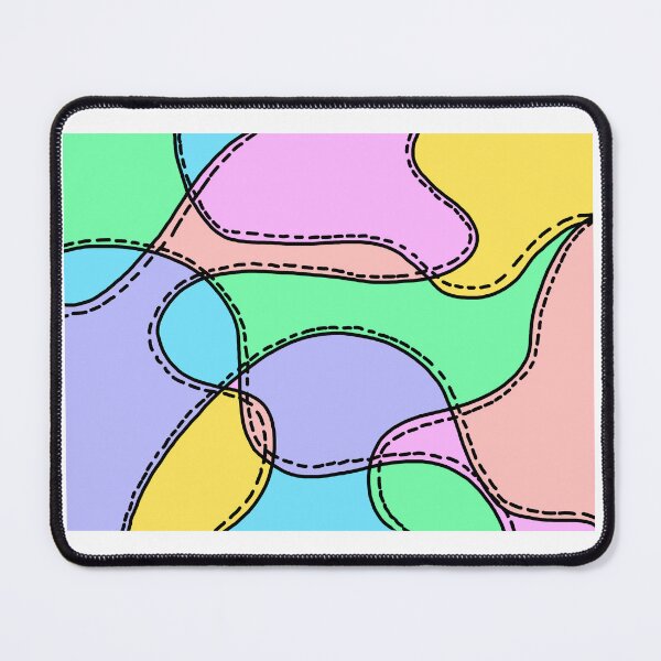 Item preview, Abstract - Pastel Colour stitch effect designed and sold by LozzyARTs26.