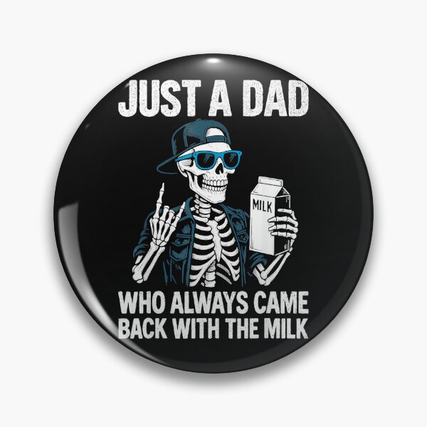 Item preview, Just A Dad Who Always Came Back With The Milk Funny Father Dad Humor designed and sold by AmaXONIC.