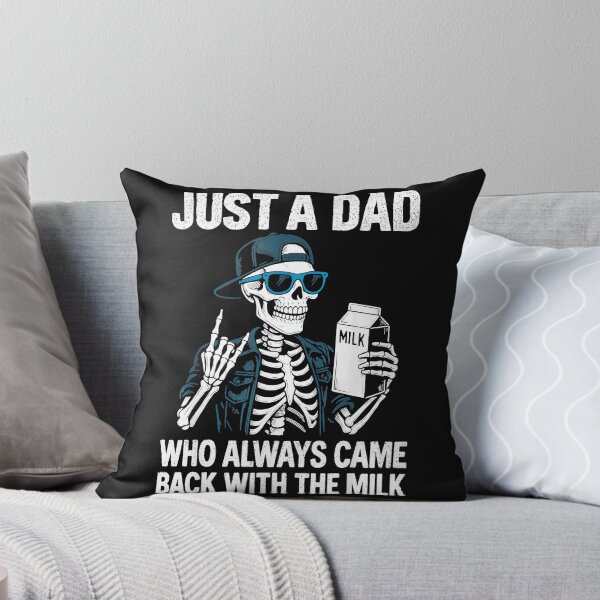Item preview, Just A Dad Who Always Came Back With The Milk Funny Father Dad Humor designed and sold by AmaXONIC.