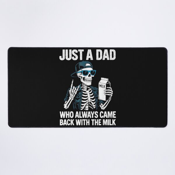 Item preview, Just A Dad Who Always Came Back With The Milk Funny Father Dad Humor designed and sold by AmaXONIC.