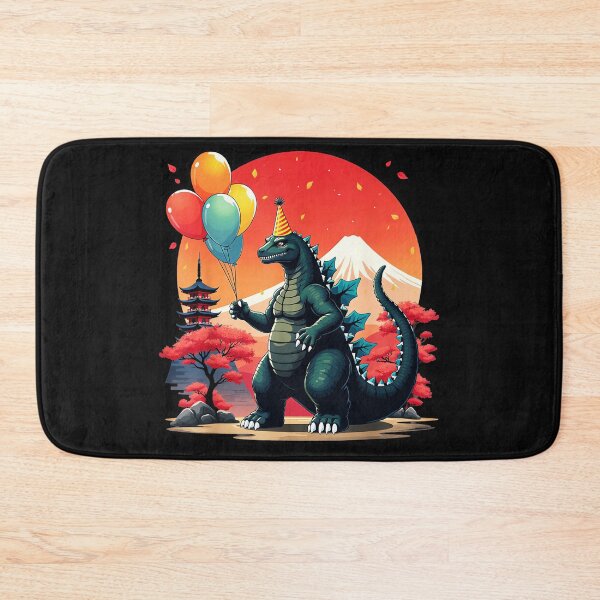 Item preview, Godzilla Birthday Party Japanese Monster Mount Fuji designed and sold by AmaXONIC.