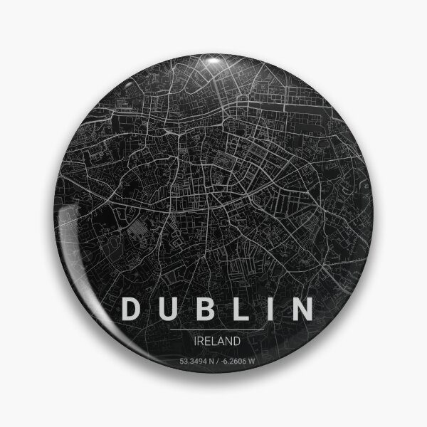 Item preview, Dublin Map Print | Minimalist Noir City Map | Dublin Wall Art Poster designed and sold by Lovely Maps.
