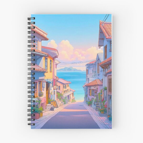 Item preview, Pastel Okinawa Seaside Street designed and sold by ZenGrooves.