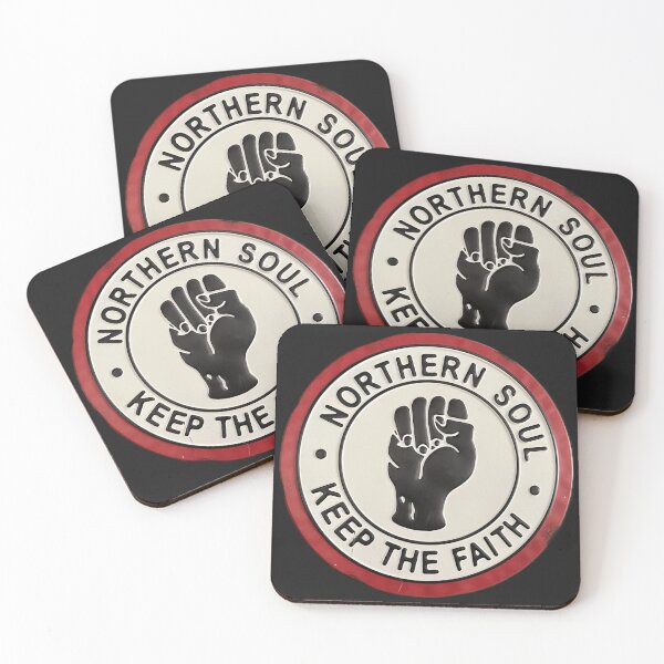 Item preview, Northern Soul Keep The Faith Fist Logo Retro Soul Music Design designed and sold by Tee-Shirt-Topia.