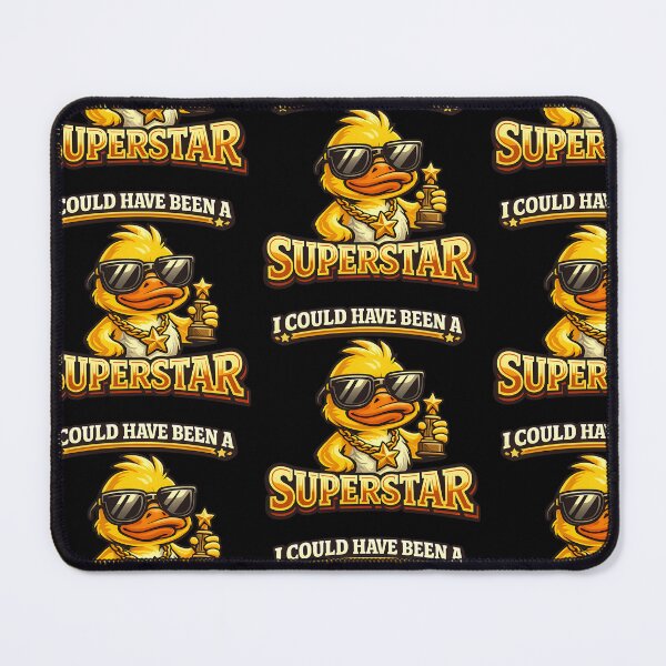 Item preview, I Could Have Been A Superstar Funny Duck Design designed and sold by TeeTimeTreasure.