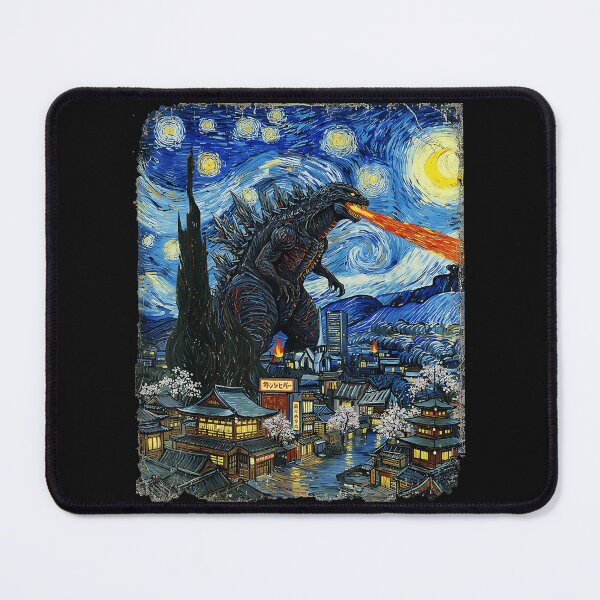 Item preview, Godzilla Kaiju Japanese City Monster Fan designed and sold by AmaXONIC.