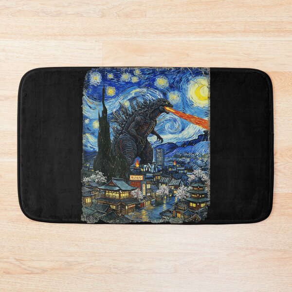 Item preview, Godzilla Kaiju Japanese City Monster Fan designed and sold by AmaXONIC.