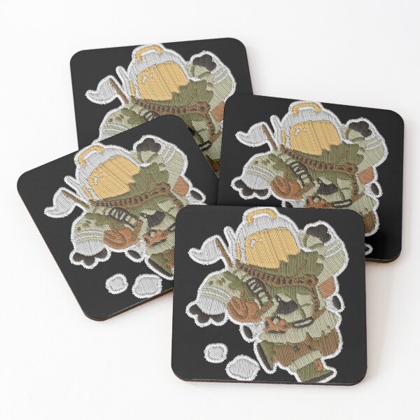 Item preview, The Protagonist Embroidery Patch Action – Cozy Outer Wilds Space Explorer Sticker designed and sold by · GAMING SOUL ·.