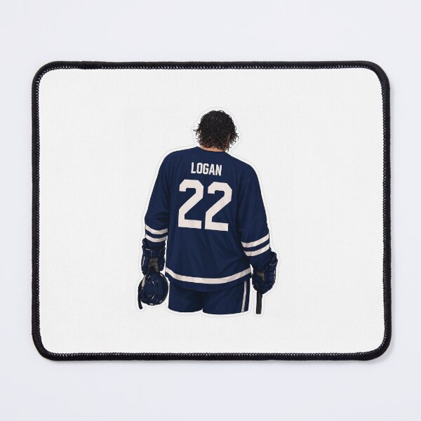 Item preview, John Logan 22 Jersey Back Illustration | Hockey Romance Inspired Fan Art designed and sold by IODesigns.