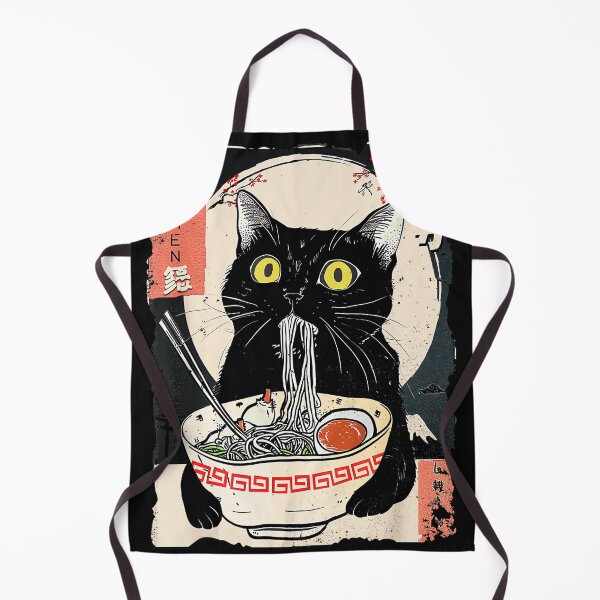 Item preview, Ramen Black Cat Japanese Food Lover designed and sold by AmaXONIC.