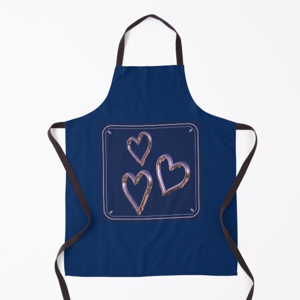 Item preview, Rose Gold Hearts | Romantic Midnight Blue Aura designed and sold by Rawafi Art Studio.