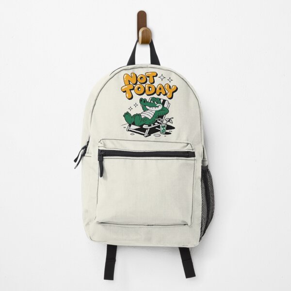 Item preview, Not Today Alligator – Funny Lazy Mood Retro Cartoon Design designed and sold by just-quotes.