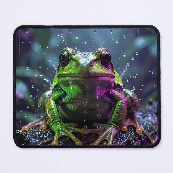 Item preview, Guardians of the Rainforest: Mystical Frog in the Neon Jungle designed and sold by VoidVeilStudio.