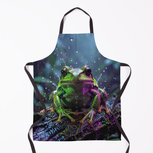 Item preview, Guardians of the Rainforest: Mystical Frog in the Neon Jungle designed and sold by VoidVeilStudio.