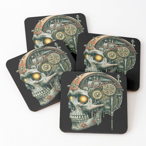 Item preview, Mechanical Relic Skull designed and sold by Musicdrip.