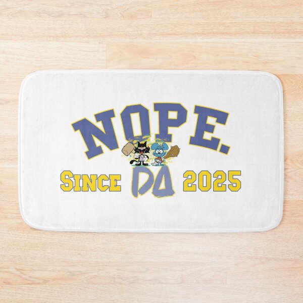 Item preview, Vintage Varsity Nope Since 2025 Retro Cartoon Cat Mouse Streetwear Graphic designed and sold by DesignArtist.ia.