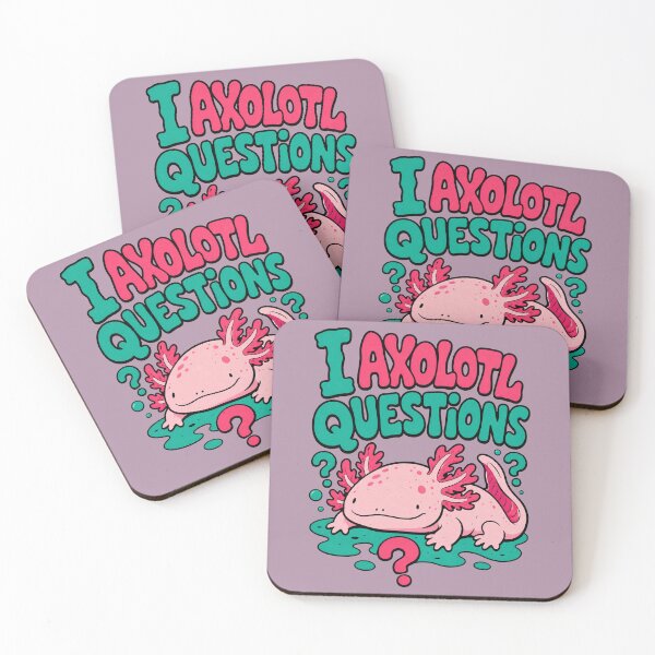 Item preview, I Axolotl Questions designed and sold by BrambleBox.