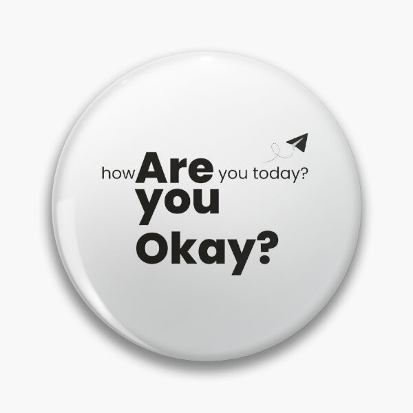 Item preview, Are You Okay Mental Health Typography Design designed and sold by Abhikash Creation.