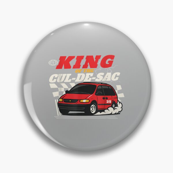 Item preview, Funny King of the CUL-DE-SAC Minivan Racing Design for dad designed and sold by ArleneRowe.
