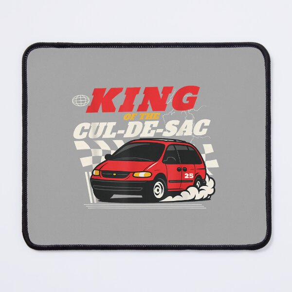 Item preview, Funny King of the CUL-DE-SAC Minivan Racing Design for dad designed and sold by ArleneRowe.