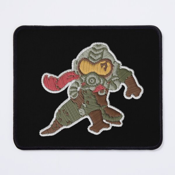 Item preview, Feldspar Embroidery Patch Action – Cozy Outer Wilds Space Explorer Sticker designed and sold by · GAMING SOUL ·.