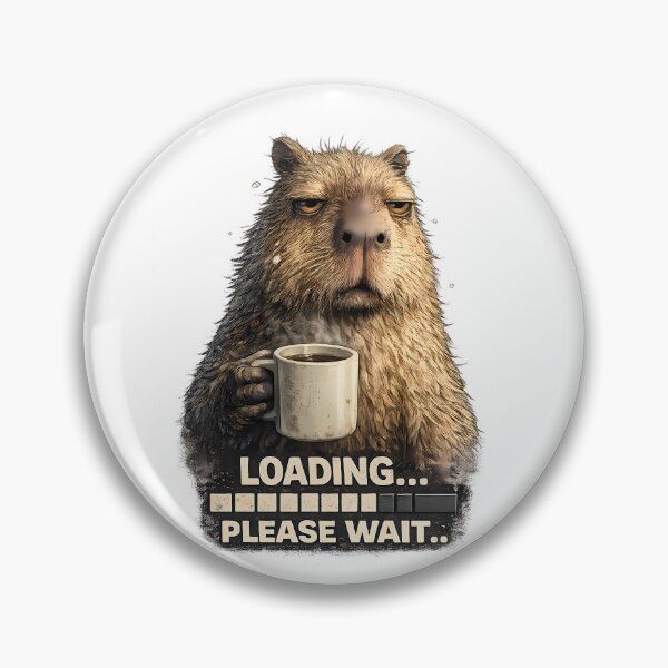 Item preview, Loading... Please Wait Funny Capybara T-Shir designed and sold by RebelVibeX.