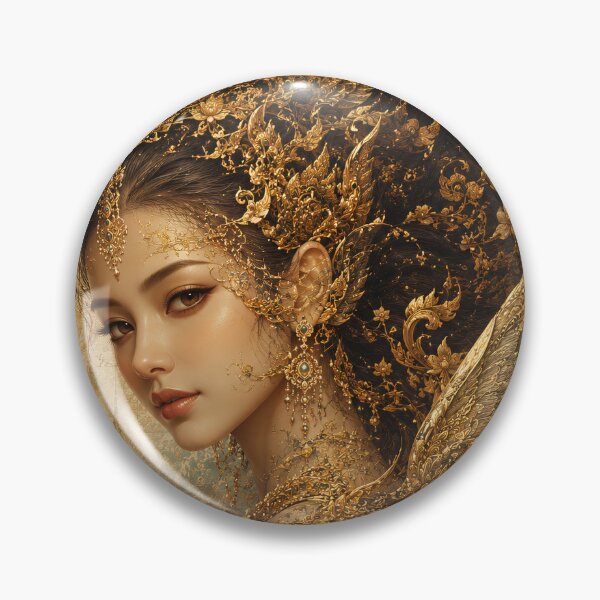 Item preview, Golden Spirits of Siam: Kinnaree of Eternal Dawn designed and sold by Best-Kept.