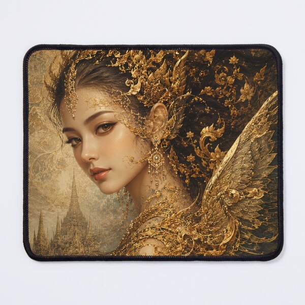 Item preview, Golden Spirits of Siam: Kinnaree of Eternal Dawn designed and sold by Best-Kept.