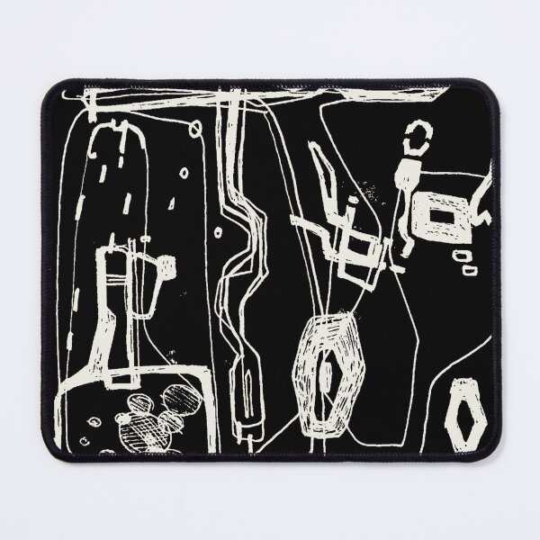 Item preview, Abstract drawing 002 Off-white designed and sold by Sneddonist.
