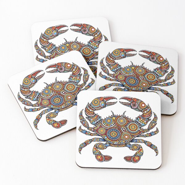 Item preview, Crab Aboriginal designed and sold by erkinmaddison.