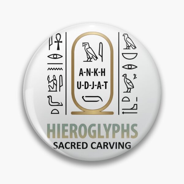 Item preview, Ancient Egyptian Hieroglyphs Meaning | Sacred Writing Symbols Art designed and sold by Queen Cleopatra.
