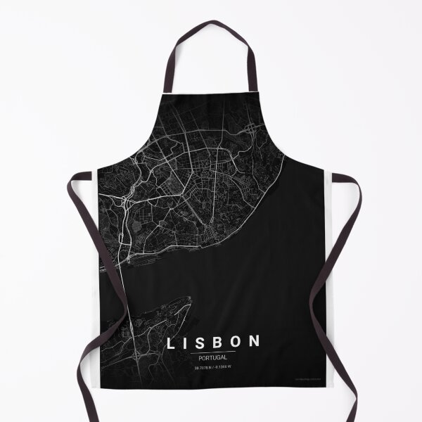 Item preview, Lisbon Map Print | Minimalist Noir City Map | Lisbon Wall Art Poster designed and sold by Lovely Maps.