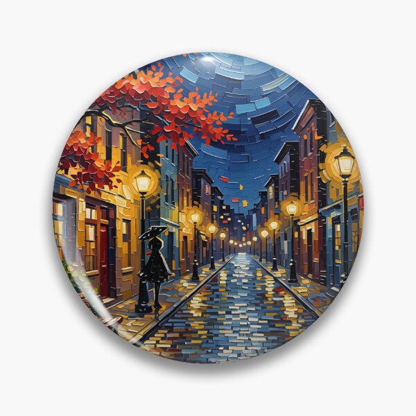 Item preview, Street scene painting designed and sold by Chi261.