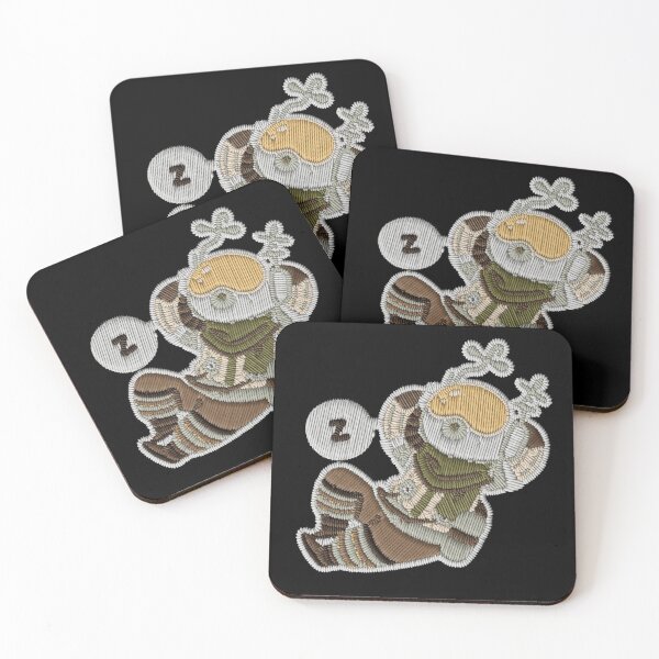 Item preview, Gabbro Embroidery Patch Action – Cozy Outer Wilds Space Explorer Sticker designed and sold by · GAMING SOUL ·.