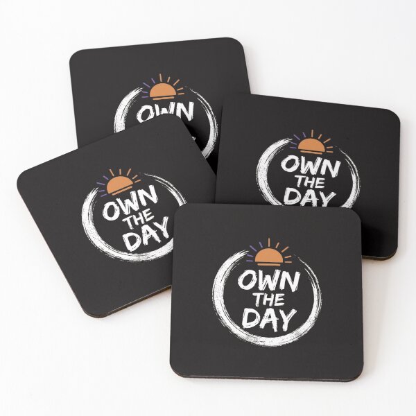 Item preview, Own The Day Distressed Brush Circle designed and sold by GiggleInkTees.