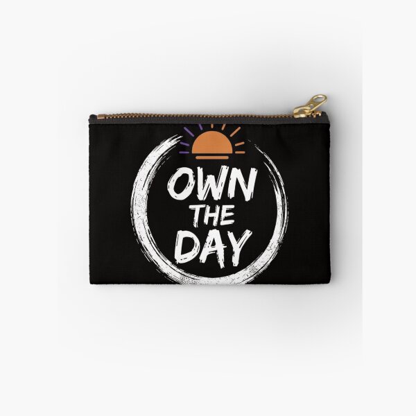 Item preview, Own The Day Distressed Brush Circle designed and sold by GiggleInkTees.