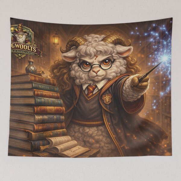 Item preview, Graze-nger, Brightest Ewe in the Library | Hogwooltz Sheepism Parody designed and sold by Thpoar.