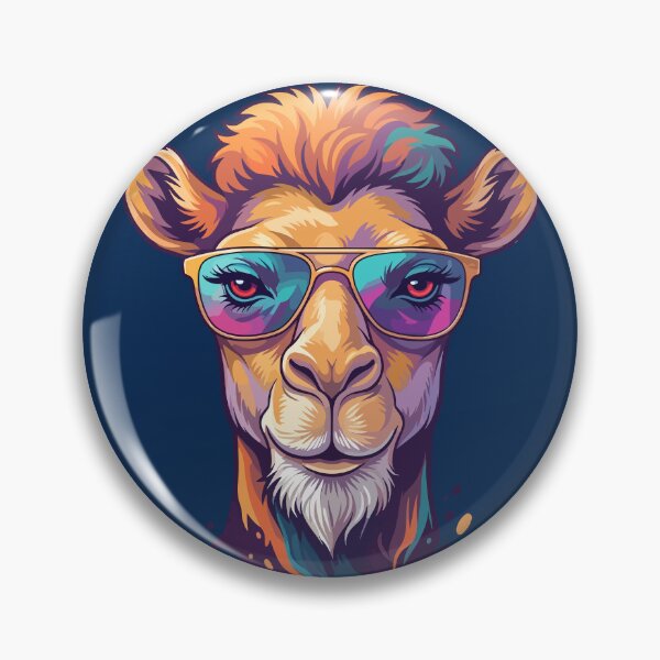Item preview, Cool Camel with Sunglasses - Colorful Artistic Street Style Portrait designed and sold by artscripts.