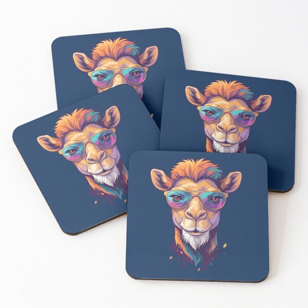 Item preview, Cool Camel with Sunglasses - Colorful Artistic Street Style Portrait designed and sold by artscripts.