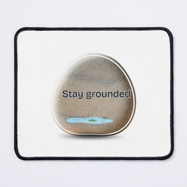Item preview, Stay Grounded Minimal Zen Sticker | Calm Mind Aesthetic Design designed and sold by Pandey14.