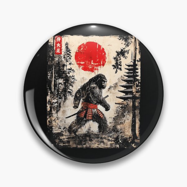 Item preview, Samurai Bigfoot Japanese Warrior Legend designed and sold by AmaXONIC.