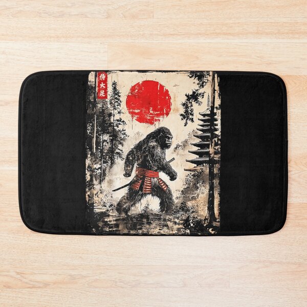 Item preview, Samurai Bigfoot Japanese Warrior Legend designed and sold by AmaXONIC.